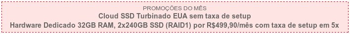 Servidor Dedicado em Promoção